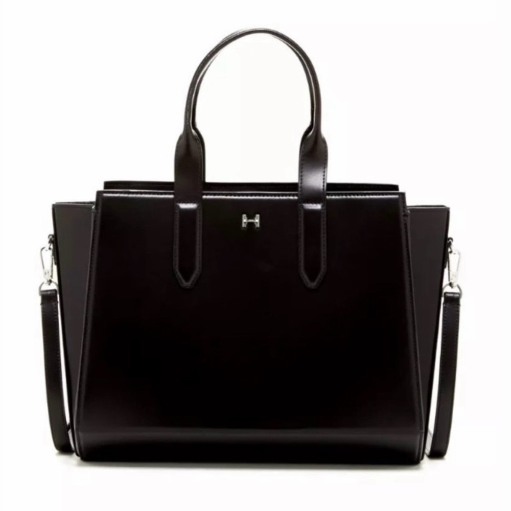 New Halston Heritage East West Satchel Purse Bag Authentic